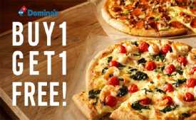 Dominos Coupon Code & Offers March 2024: Buy 1 Get 1 Free Regular Pizza