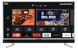 Blaupunkt 140cm (55 inch) Ultra HD (4K) LED Smart TV with In-built Soundbar at Rs 31,999 on Flipkart
