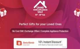 Flipkart Grand Home Appliances Sale Offers: Upto 80% Off On Home Appliances + 10% Discount Via Axis bank