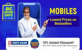 Flipkart Big Saving Days 5th-10th March 2024: 80% Off on Mobiles + Extra 10% Discount