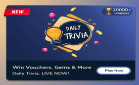 Flipkart Daily Trivia Quiz Answer Today 17th March 2024: Win Vouchers, Super Coins