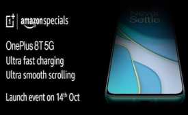 OnePlus 8T Amazon Buy Online: Launch Date @14th Oct, Specification, Price, Sale Date