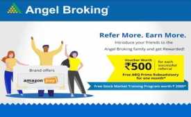 Angel broking Referral Code March 2024: SignUp using ZcCkkD refer code FREE Rs 500 in