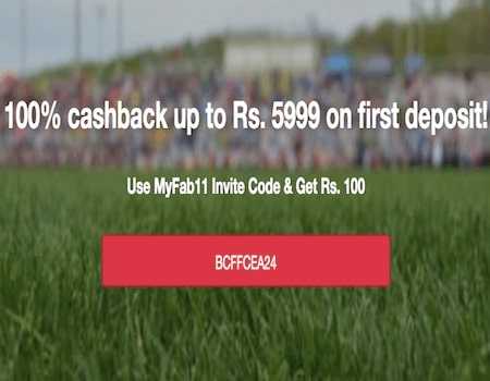 MyFab11 Referral Code March 2024: Rs.200 Signup + Rs.150 Bonus on Refer | Download App