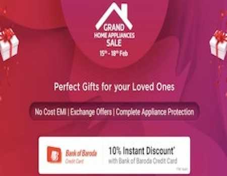 Flipkart Grand Home Appliances Sale 9th-13th March 2024: 80% OFF + Extra 10% OFF Offers