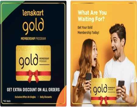 Lenskart Gold Free Membership Coupons: Gold membership for 3 months when you pay using Paytm
